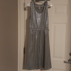 Dolan Silver jersey dress